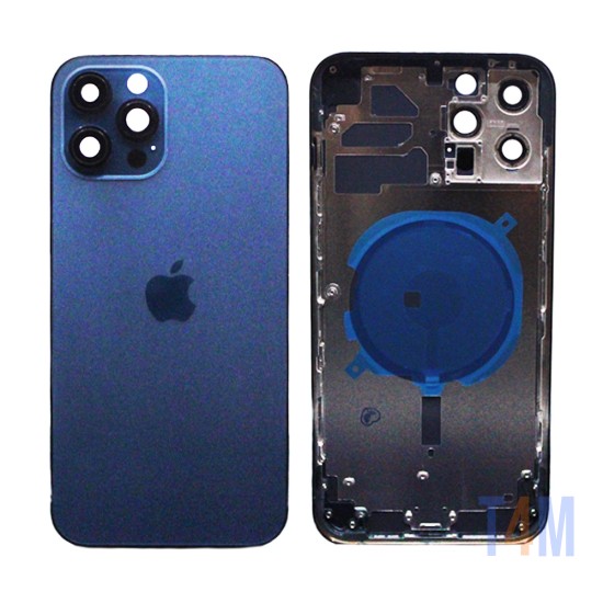 Tapa Trasera+Frame Apple iPhone 12 Pro Max Azul